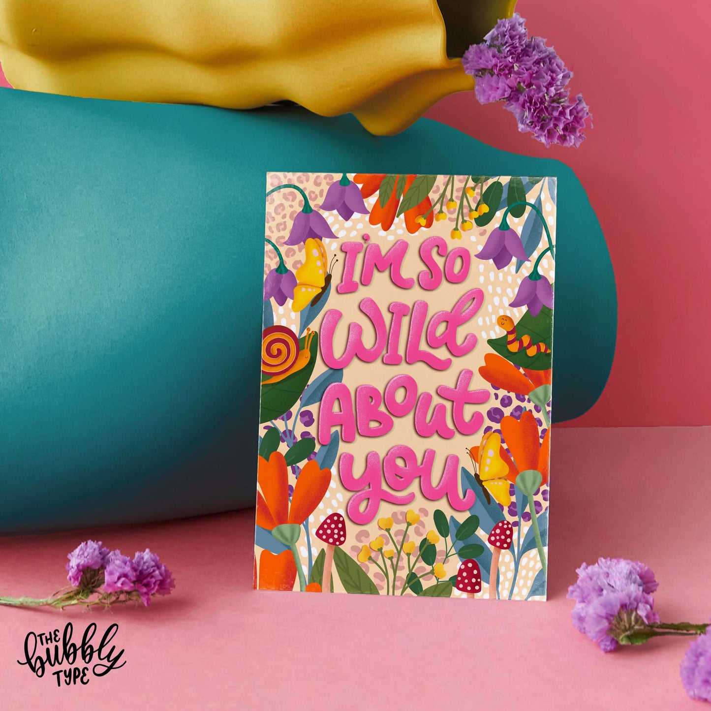 I'm So Wild About You – Love & Valentine’s Day Card. Looking for the perfect way to say "I love you"? Our "I'm So Wild About You" greeting card is a fun and romantic choice for Valentine’s Day, anniversaries, or just because! Whether you're searching for greeting cards near me, greeting cards to order online, or a unique love card with envelopes, this one is sure to make hearts flutter. Featuring a playful design and heartfelt message, this card is perfect for couples who love a little adventure.