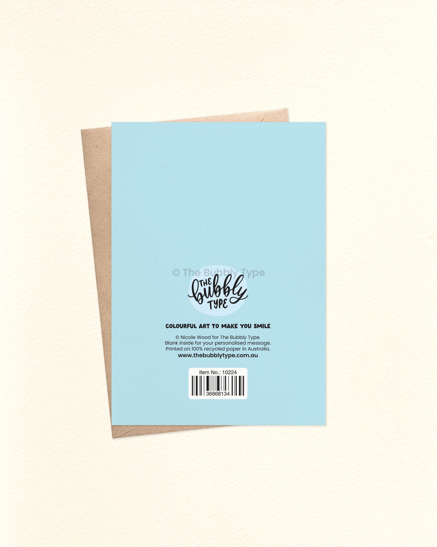 Happy Birthday To You (Blue) - A6 Greeting Card