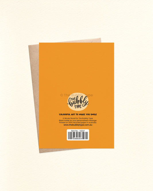 How Sweet It Is To Be Loved By You - A6 Greeting Card