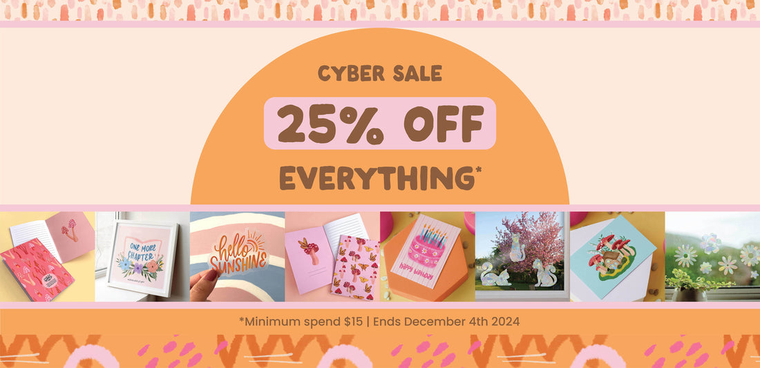 The Bubbly Type Cyber Sale is Here!