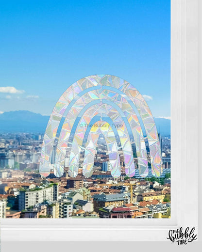Rainbow Arch - Sun Catcher (Window Sticker Decal)