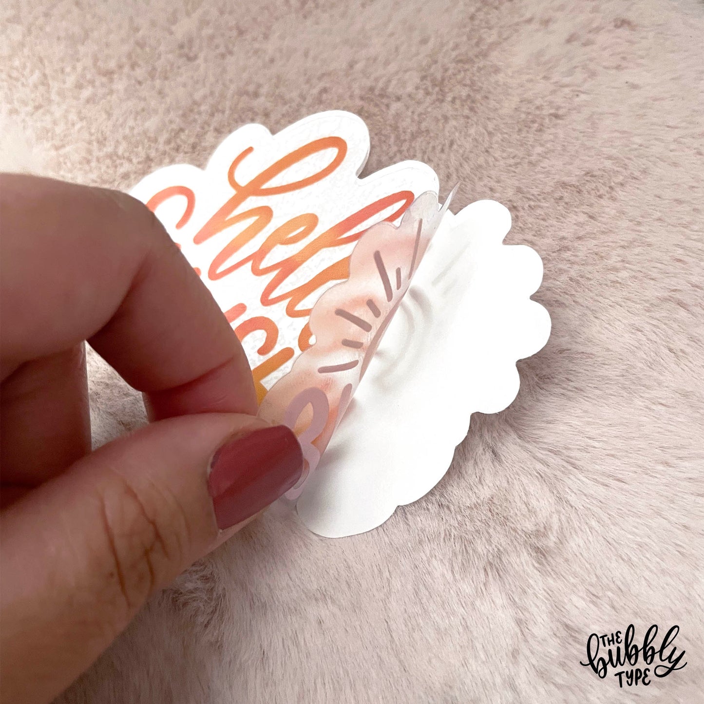 Hello Sunshine (Watercolour) - Transparent Matt Sticker