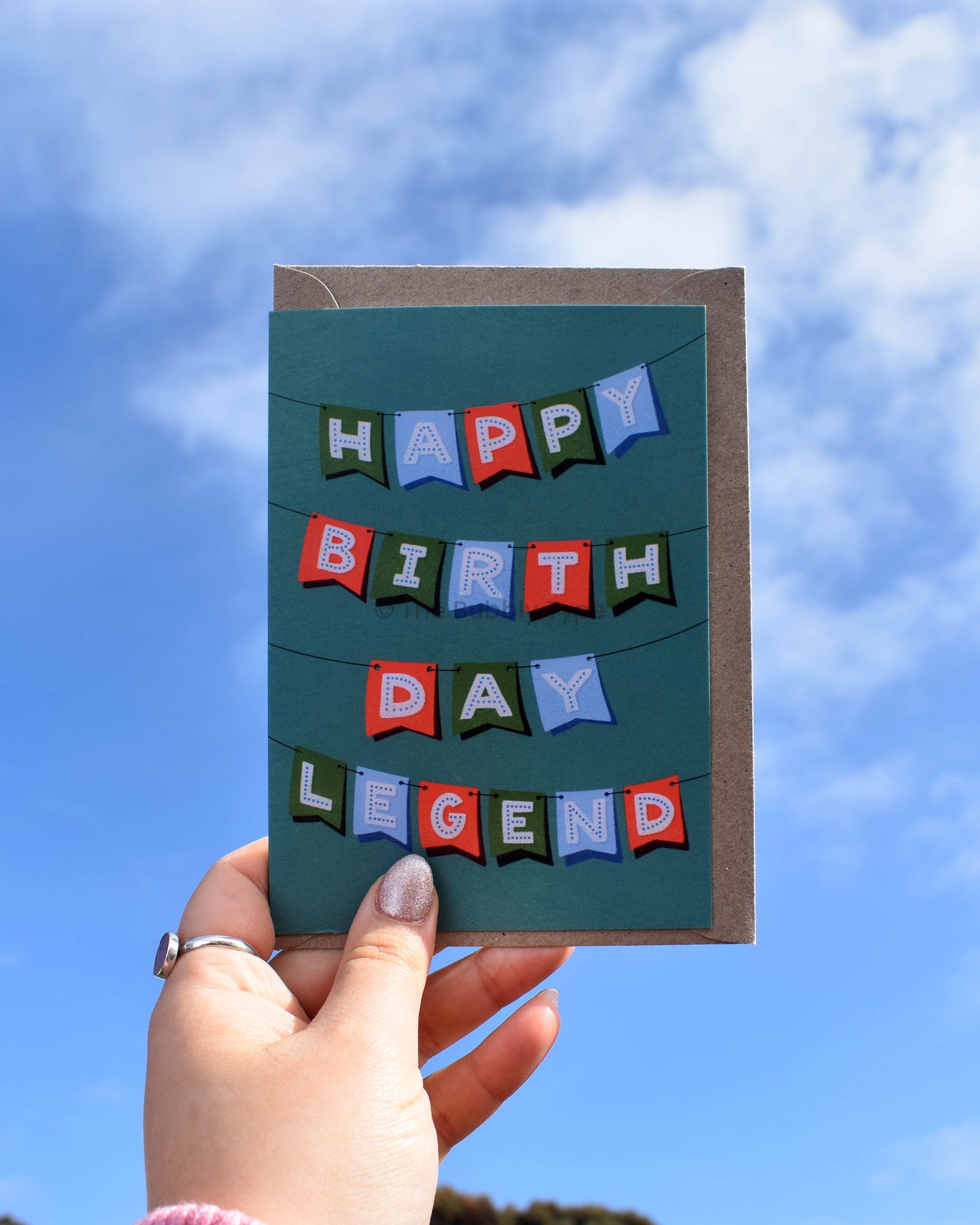 Celebrate the legends in your life with our bold and stylish "Happy Birthday Legend" greeting card. Perfect for his birthday, whether it's for Dad, a friend, or any legend who deserves a shoutout on their special day.

This card is blank inside, giving you plenty of space to write your own heartfelt message. Featuring an original design by an Australian artist, it’s proudly 100% made and designed in Australia.