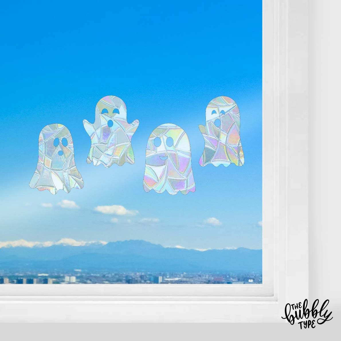 Halloween Ghosts - Sun Catchers (Window Sticker Decal)