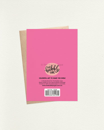 Love You Mum- A6 Greeting Card