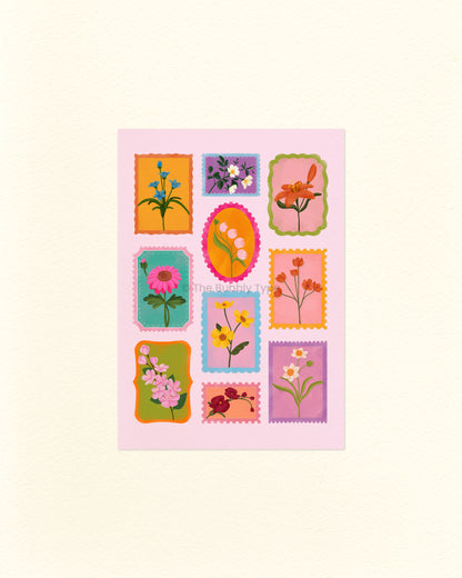 Flower Postcards