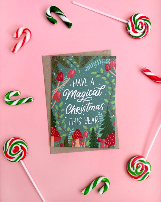 Have a Magical Christmas This Year - A6 Greeting Card