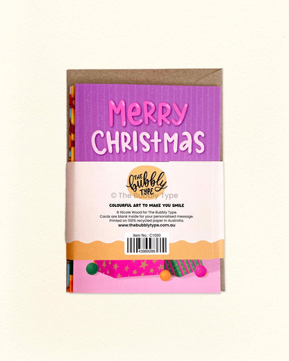 Bubbly Christmas Cards - 6pk A6 Greeting Cards