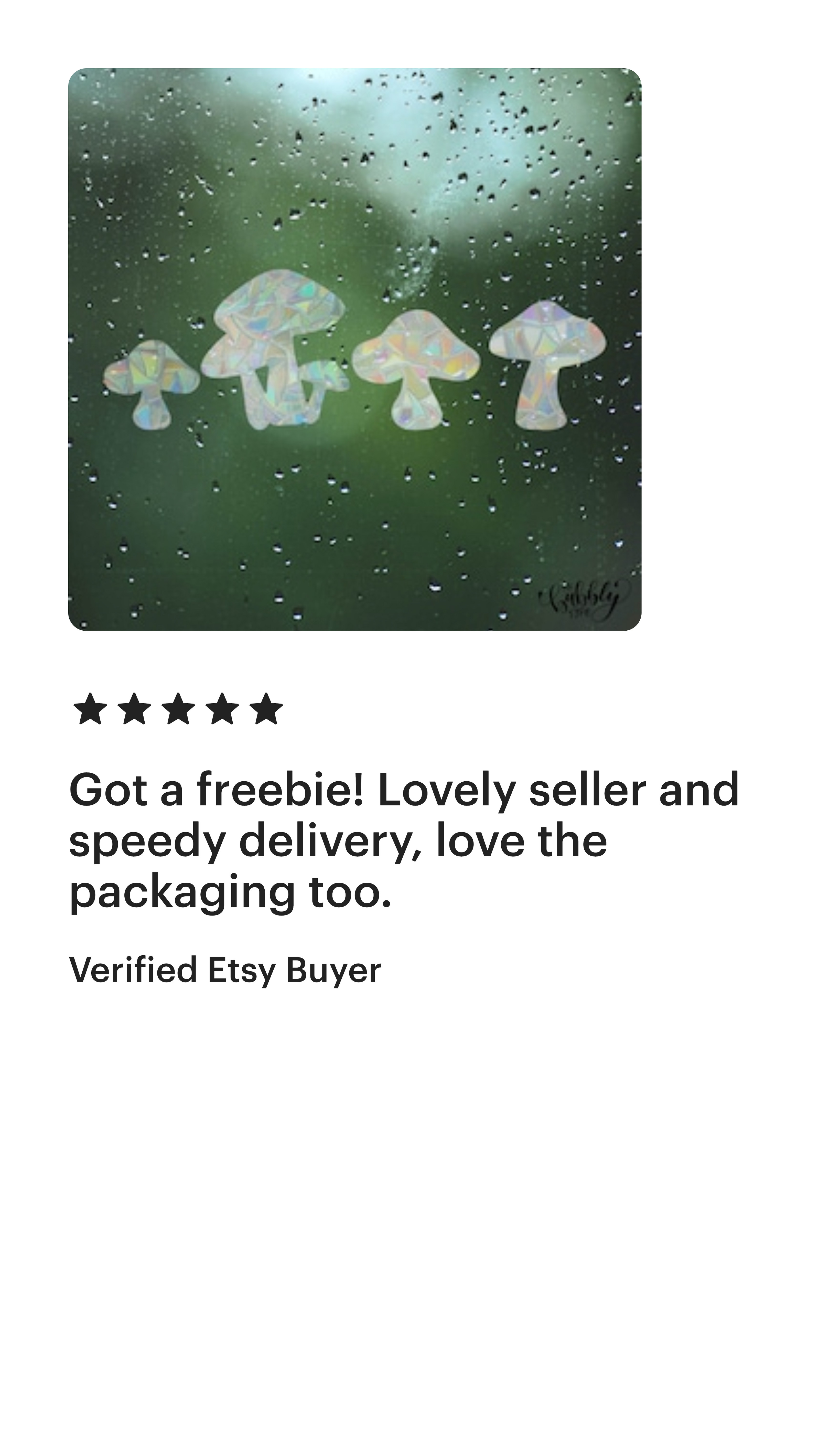 The Bubbly Type - Sun Catcher 5 Star Review 