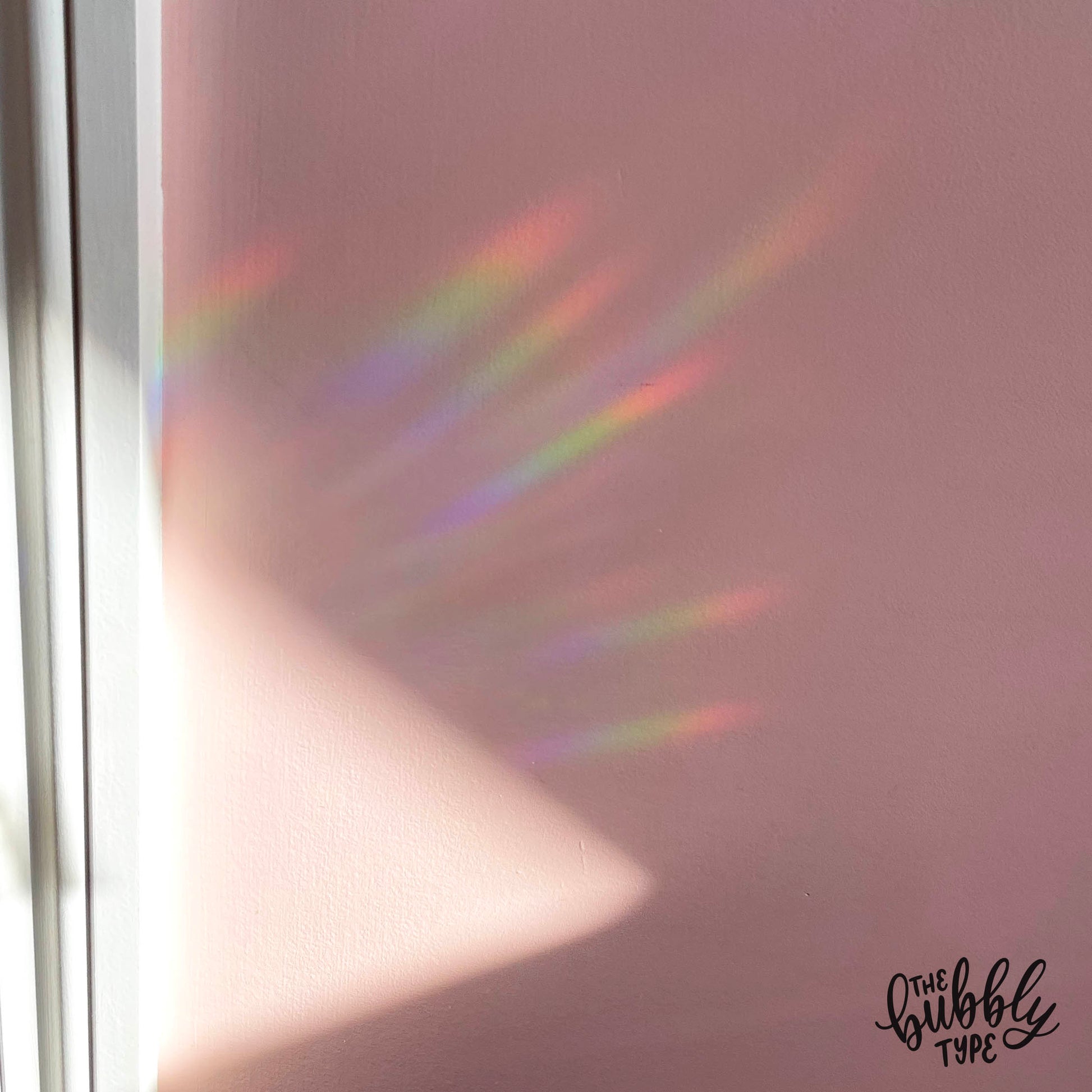 Rainbow Making Sun Catcher Window Stickers, made in Australia. Vibrant Rainbow light on a wall. Great decoration for your house. Perfect gift for kids and adults.