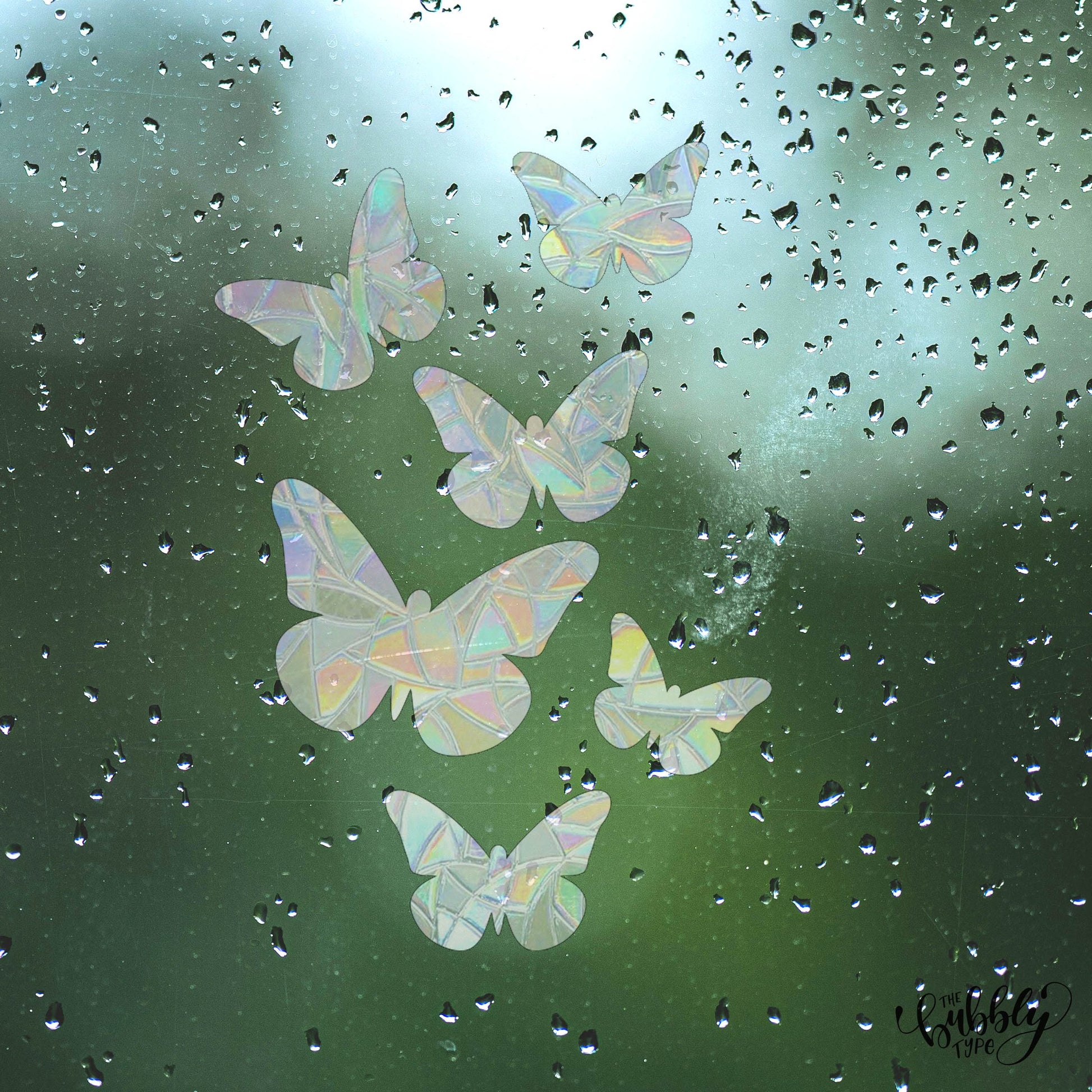 Little Butterfly Bundle - Rainbow Making Sun Catcher Window Stickers, made in Australia. Rainbow light on a wall, looks amazing next to your plants. Great decoration for your house. Perfect gift for kids and adults.