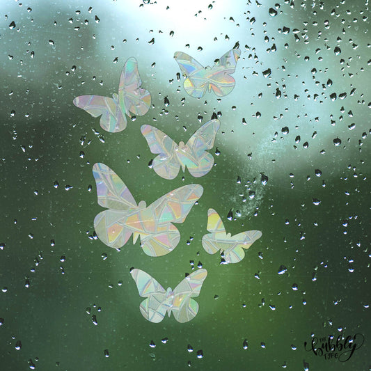 Little Butterfly Bundle - Rainbow Making Sun Catcher Window Stickers, made in Australia. Rainbow light on a wall, looks amazing next to your plants. Great decoration for your house. Perfect gift for kids and adults.