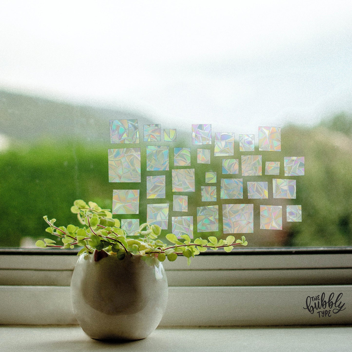 Sun Catcher Mosaic Confetti Bundle (Less Waste) - Rainbow light reflections across the room. Looks great next to plants and crystals. Perfect home decor and makes the best gift for children and adults on their birthday or on Christmas.