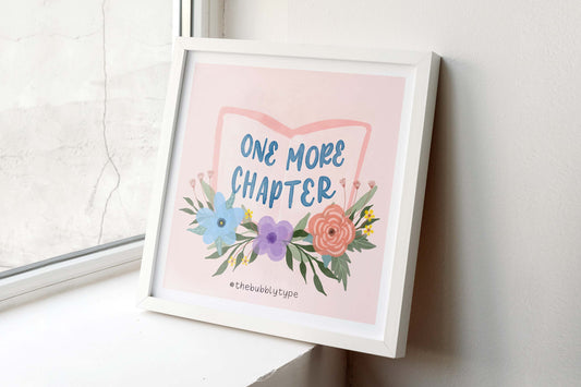 One More Chapter (Book) - Art Print