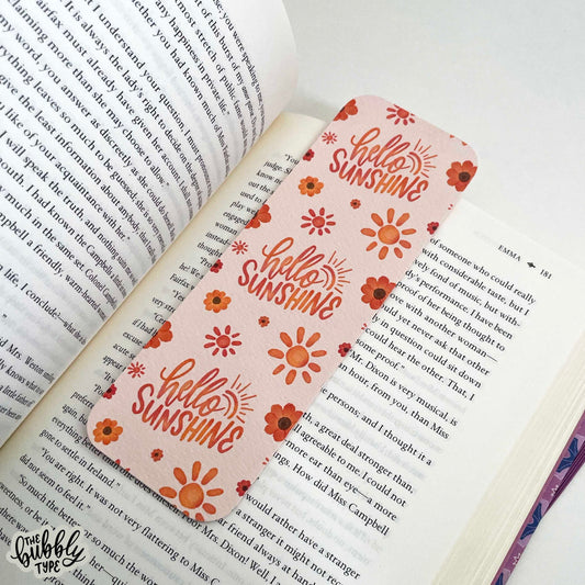 Hello Sunshine Pattern - Paper Bookmark