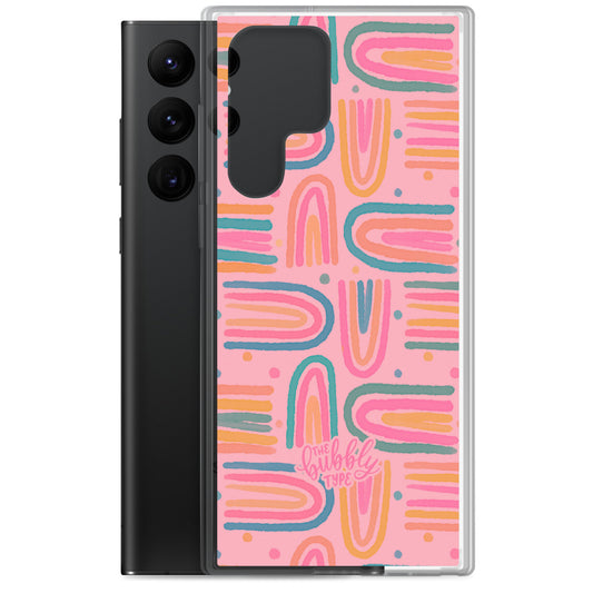 Bubbly Arches (Pink) Samsung Case