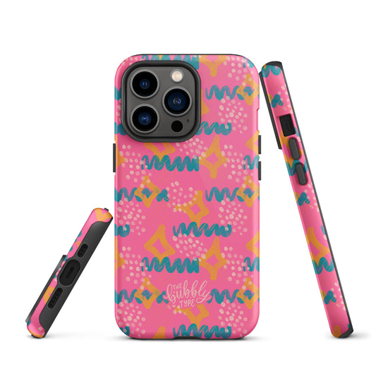 Pink Dazzle Tough iPhone case